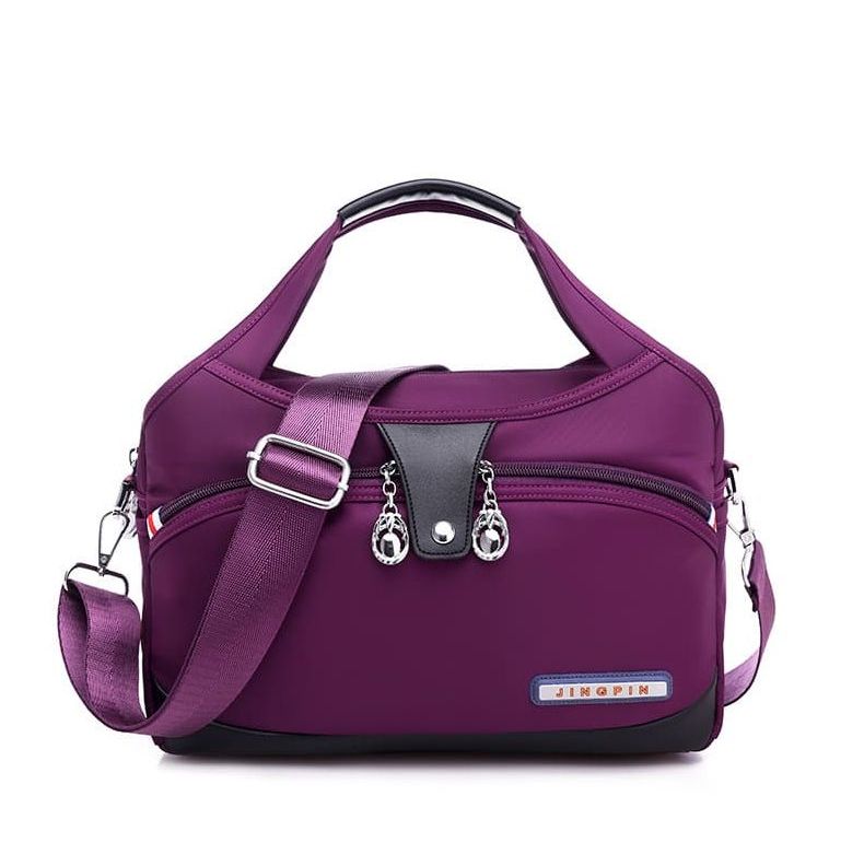 Large Capacity Waterproof Anti-Theft Ladies Bag - Blue, Black, Purple, Red